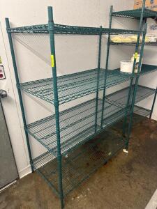 48" X 24" FOUR TIER COATED WIRE RACK