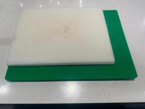 (3) PLASTIC CUTTING BOARDS