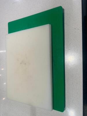 (3) PLASTIC CUTTING BOARDS