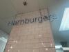 "HAMBURGERS" LED SIGN.