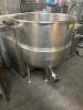 DESCRIPTION CLEVELAND 60 QT STEAM JACKETED KETTLE BRAND / MODEL: CLEVELAND KG1-60 ADDITIONAL INFORMATION NATURAL GAS LOCATION BAY 6 QTY 1 - 4