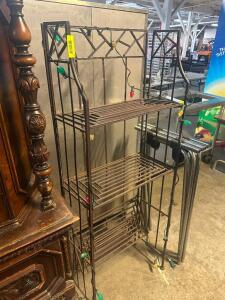 DESCRIPTION 24" WROUGHT IRON BAKERS RACK LOCATION BAY 6 QTY 1