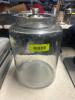 DESCRIPTION LARGE GLASS JAR WITH LID LOCATION BAY 6 QTY 1