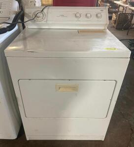 DESCRIPTION WHIRLPOOL GAS DRYER BRAND / MODEL: WHIRLPOOL LGR7647EQ1 LOCATION BAY 6 QTY 1