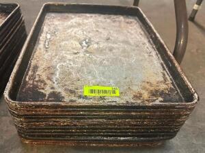 DESCRIPTION (10) HALF SIZE SHEET PANS LOCATION BAY 6 THIS LOT IS: SOLD BY THE PIECE QTY 10