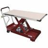 DESCRIPTION: (1) HYDRAULIC SCISSOR LIFT TABLE BRAND/MODEL: SOUTHWORTH INFORMATION: RED AND WHITE SIZE: 1100 LB CAPACITY RETAIL$: $6533.99 EA QTY: 1