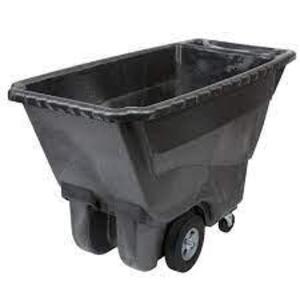 DESCRIPTION: (1) STRUCTURAL FOAM COMMERCIAL TRASH CART BRAND/MODEL: RUBBERMAID #FG9T1400BLA INFORMATION: BLACK SIZE: .5 CU FT RETAIL$: $1141.23 EA QTY