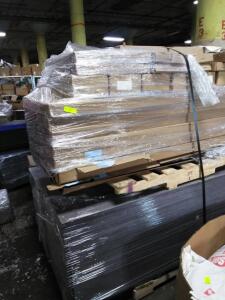 DESCRIPTION: (1) PALLET OF DESK MATERIALS AND BUILDING MATERIALS BRAND/MODEL: BESTAR INFORMATION: MUST COME INSPECT FOR ALL PIECES SIZE: 7 BOXES, PLUS