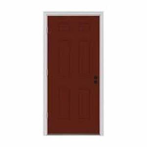 DESCRIPTION: (5) STEEL DOOR BRAND/MODEL: JELD-WEN INFORMATION: RED SIZE: 6 PANEL, 30" X 80" RETAIL$: $754.20 EA QTY: 5