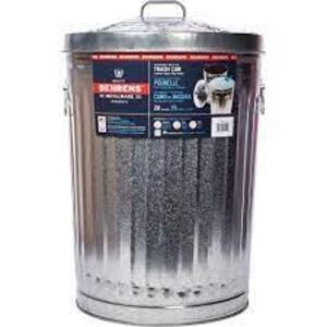 DESCRIPTION: (2) UTILITY TRASH CAN WITH LID BRAND/MODEL: BEHRENS SIZE: 20 GALLON RETAIL$: $39.85 EA QTY: 2