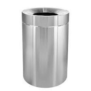 DESCRIPTION: (1) INDOOR HEAVY DUTY COMMERCIAL TRASH CAN BRAND/MODEL: ALPINE INFORMATION: STAINLESS STEEL SIZE: 50 GALLONS RETAIL$: $300.64 EA QTY: 1