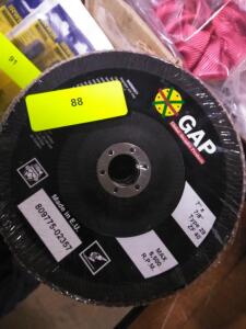 DESCRIPTION: (10) GRINDING WHEELS BRAND/MODEL: GLOBAL ABRASIVES SIZE: 7" X 7/8" QTY: 10