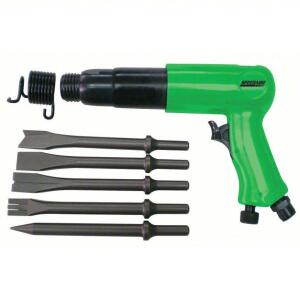 DESCRIPTION: (1) AIR HAMMER BRAND/MODEL: SPEEDAIRE #12V728 INFORMATION: GREEN SIZE: 0.401 IN SHANK SIZE, 3 1/2 IN STROKE LG, 2,300 BPM BLOWS PER MINUT