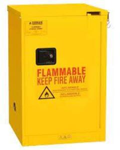 DESCRIPTION: (1) FLAMMABLE STORAGE CABINET BRAND/MODEL: DURHAM #1004S-50 INFORMATION: YELLOW SIZE: 4 GALLON CAPACITY RETAIL$: $718.00 EA QTY: 1