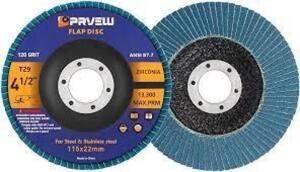 DESCRIPTION: (2) BOXES OF (10) PREMIUM FLAP WHEEL BRAND/MODEL: GLOBAL ABRASIVES INFORMATION: AF 120 SIZE: 4-1/2" X 7/8" QTY: 2