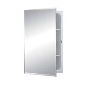 DESCRIPTION: (1) MEDICINE CABINET BRAND/MODEL: JENSEN INFORMATION: GLASS MIRROR RETAIL$: $96.36 EA QTY: 1