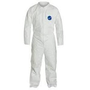 DESCRIPTION: (6) DISPOSABLE COVERALLS BRAND/MODEL: TYVEK INFORMATION: WHITE SIZE: SIZE XL RETAIL$: $77.65 TOTAL QTY: 6