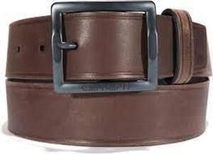 DESCRIPTION: (2) BELTS BRAND/MODEL: CARHARTT INFORMATION: BRIDLE LEATHER, BROWN SIZE: 36 RETAIL$: $34.969 EA QTY: 2