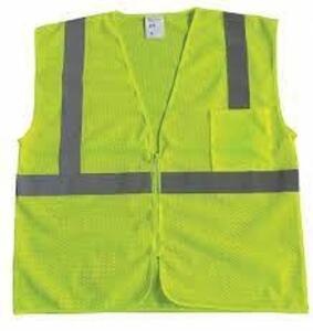 DESCRIPTION: (1) CASE OF (50) TRAFFIC VESTS BRAND/MODEL: CONDOR #491R76 INFORMATION: HI VIZ GREEN SIZE: SMALL RETAIL$: $5.45 EA QTY: 1