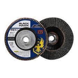 DESCRIPTION: (2) PACKS OF (5) FLAP DISCS BRAND/MODEL: BLACKSTONE INFORMATION: ZIRC SIZE: 4-1/2" X 5/8"-11 QTY: 2