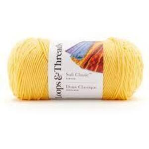 DESCRIPTION: (8) SPOOLS OF CRAFT YARN BRAND/MODEL: BRIGHT CREATIONS INFORMATION: YELLOW SIZE: 165 YD RETAIL$: $2.98 EA QTY: 8