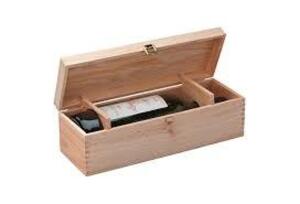 DESCRIPTION: (3) WOODEN WINE BOXES RETAIL$: $35.00 EA QTY: 3