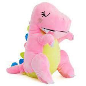 DESCRIPTION: (2) STUFFED TOY DINOSAURESE BRAND/MODEL: JUVO INFORMATION: PINK SIZE: 10" RETAIL$: $28.55 EA QTY: 2