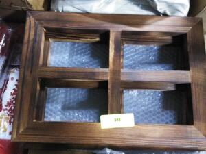 DESCRIPTION: (3) BOXES OF (2) PICTURE FRAMES NO GLASS QTY: 3