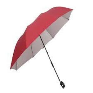 DESCRIPTION: (1) UMBRELLA WITH CHAIR CLAMP BRAND/MODEL: OZARK INFORMATION: RED SIZE: 42X42X31 RETAIL$: $10.00 EA QTY: 1