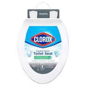 DESCRIPTION: (1) TOILET SEAT BRAND/MODEL: CLOROX INFORMATION: WHITE RETAIL$: $18.97 EA QTY: 1