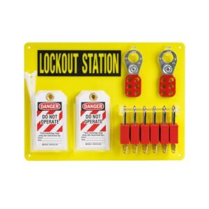 DESCRIPTION: (1) LOCKOUT TAG KIT BRAND/MODEL: BRADY INFORMATION: YELLOW RETAIL$: $125.00 EA QTY: 1