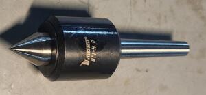 DESCRIPTION: (1) TAPER SHANK LIVE CENTER BRAND/MODEL: VC 56590342 SIZE: 2.42" HEAD LENGTH 200LB WORK PC WEIGHT RETAIL$: $245.15 QTY: 1