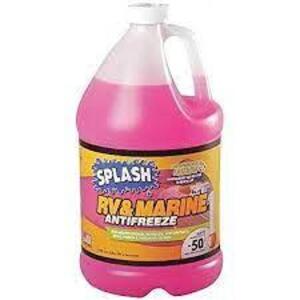 DESCRIPTION: (2) RV AND MARINE ANTIFREEZE BRAND/MODEL: SPLASH SIZE: 1 GALLON RETAIL$: $5.60 EA QTY: 2