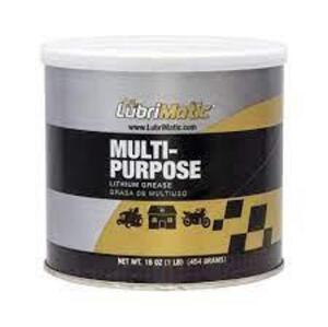 DESCRIPTION: (3) MULTIPURPOSE LITHIUM GREASE BRAND/MODEL: LUBRIMATIC SIZE: 16 OZ RETAIL$: $10.11 EA QTY: 3