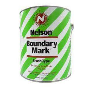 DESCRIPTION: (1) BOUNDARY MARKING PAINT BRAND/MODEL: NELSON SIZE: 1 GALLON RETAIL$: $70.14 EA QTY: 1