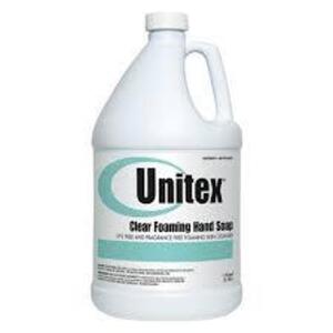 DESCRIPTION: (2) CLEAR FOAMING HAND SOAP BRAND/MODEL: UNITEX #UN-FFCHS-01 SIZE: 1 GALLON RETAIL$: $21.28 EA QTY: 2