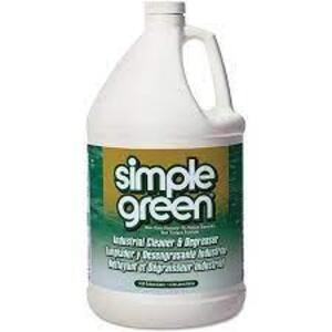 DESCRIPTION: (1) INDUSTRIAL CLEANER AND DEGREASER BRAND/MODEL: SIMPLE GREEN SIZE: 1 GALLON RETAIL$: $18.00 EA QTY: 1