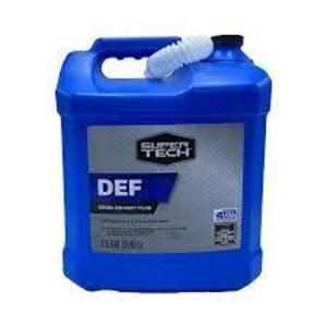 DESCRIPTION: (1) DIESEL EXHAUST FLUID BRAND/MODEL: SUPER TECH SIZE: 2.5 GALLON RETAIL$: $11.38 EA QTY: 1