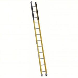 DESCRIPTION: (1) MANHOLE LADDER BRAND/MODEL: WERNER/3AZV6 INFORMATION: 375LB LOAD CAPACITY SIZE: 12 3/8" OVERALL WIDTH, 12' INDUSTRY LADDER SIZE RETAI