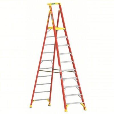 DESCRIPTION: (1) PODIUM STEPLADDER BRAND/MODEL: WERNER/PD6210 INFORMATION: 300LB CAPACITY, SIZE: 13' INDUSTRY LADDER SIZE RETAIL$: $537.89 QTY: 1