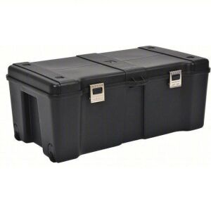 DESCRIPTION: (1) ROLLING TOOL BOX BRAND/MODEL: CONTICO #2VE95 INFORMATION: BLACK SIZE: 32 IN OVERALL WD, 17 IN OVERALL DP, 12 1/4 IN OVERALL HT, PADLO