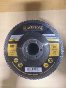 DESCRIPTION: (2) PACKS OF (10) GRINDING WHEELS BRAND/MODEL: BLACKSTONE INFORMATION: ZIRC SIZE: 4-1/2" X 7/8" QTY: 2