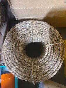 DESCRIPTION: (1) ROPE INFORMATION: BURLAP RETAIL$: $50.00 EA QTY: 1