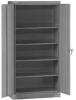 DESCRIPTION: (1) STANDARD STORAGE CABINET KIT BRAND/MODEL: TENNSCO #7224-MGY INFORMATION: MEDIUM GRAY SIZE: 72"W X 24" D, 5 SHELVES, MUST ASSEMBLE RET