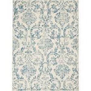 DESCRIPTION: (1) AREA RUG BRAND/MODEL: #JUB19 INFORMATION: BLUE AND WHITE SIZE: 6' X 9' RETAIL$: $78.80 EA QTY: 1