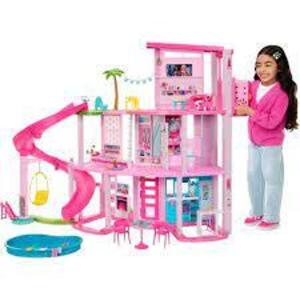 DESCRIPTION: (1) BARBIE DREAMHOUSE BRAND/MODEL: BARBIE INFORMATION: PINK RETAIL$: $299.99 EA QTY: 1