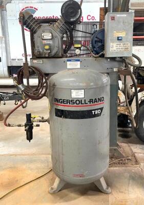 INGERSOLL RAND 80-GALLON 7.5 HP TWO STAGE AIR COMPRESSOR