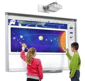 DESCRIPTION: (1) INTERACTIVE SMART BOARD BRAND/MODEL: SMART/SBX885-M2 INFORMATION: INCLUDES SEVERAL ACCESSORIES, SEE INSPECTION RETAIL$: $4,199 SIZE: