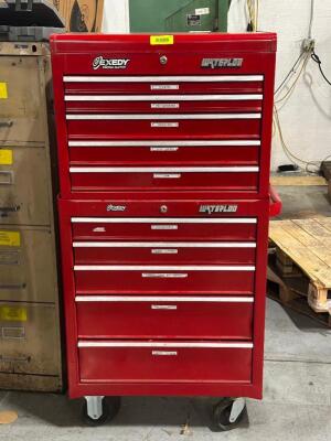 10 DRAWER TOOL CABINET WITH CONTENTS