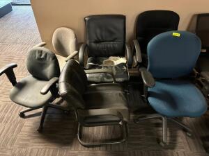 (6) - ROLLING OFFICE CHAIRS